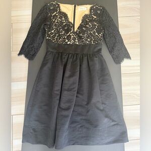 Eliza J Black Lace Formal Kids Dress